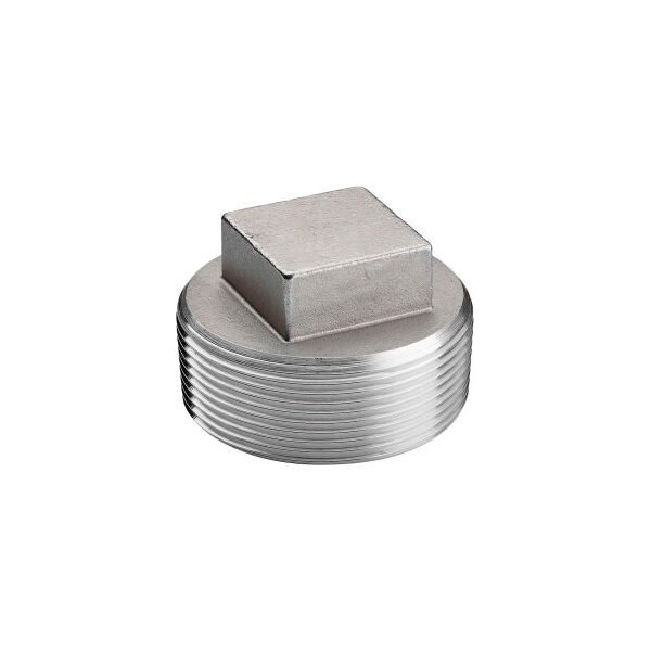 1-1/2 In. 304 Stainless Steel Plug - MNPT - Class 150 - 300 PSI - Import